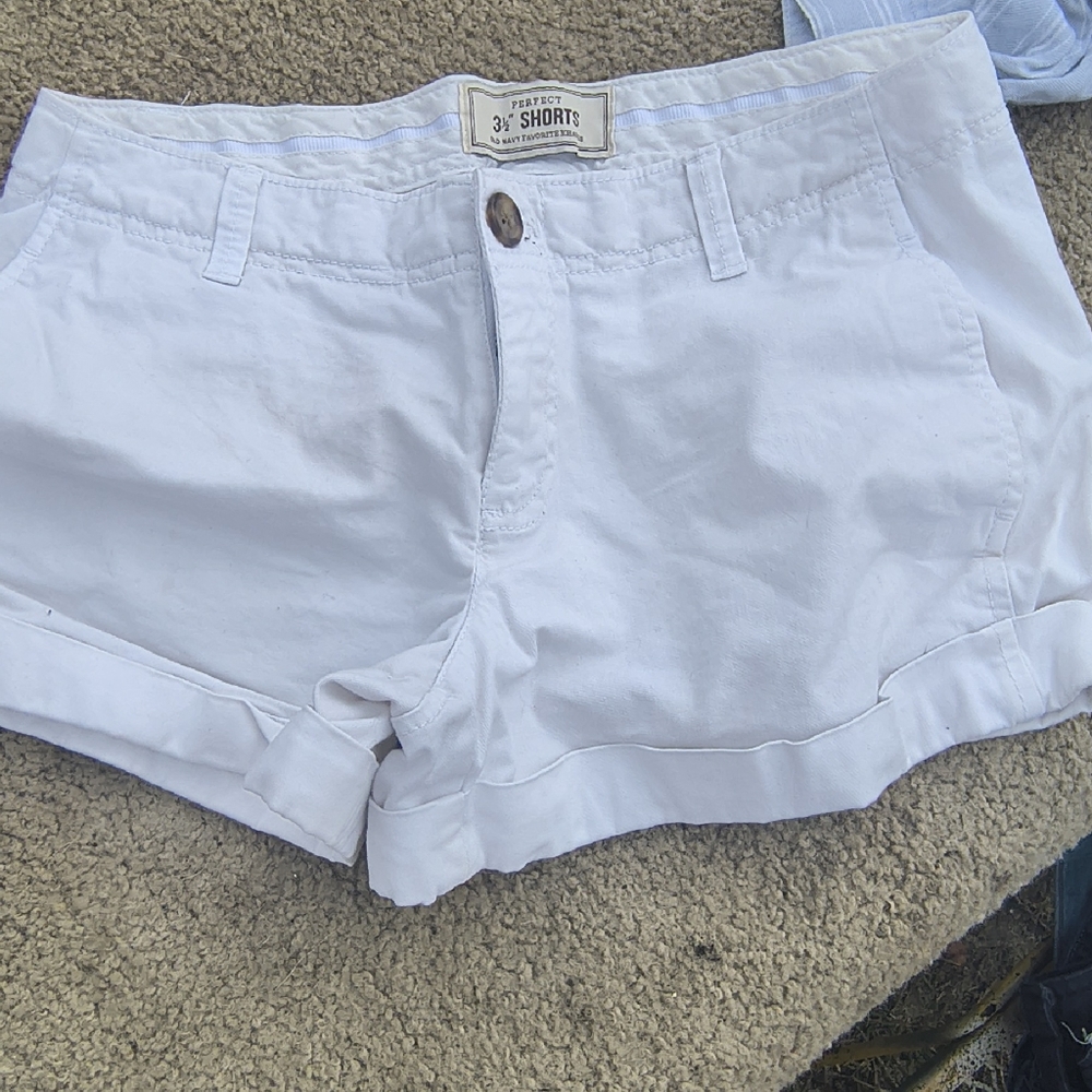 Women's White Shorts